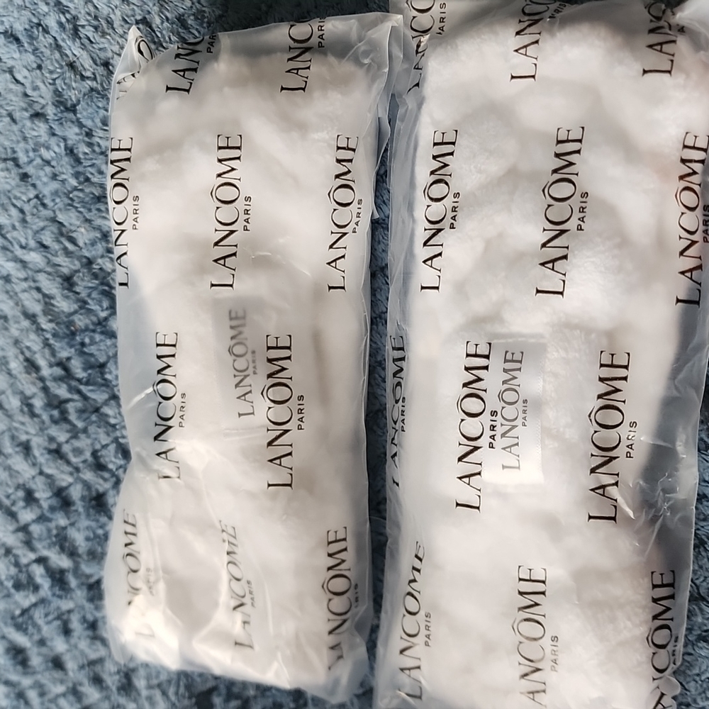 Lancome terry headband